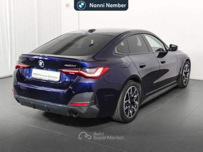 BMW Serie 4 Gran Coupé 420d 420 d Gran Coupe mhev 48V xdrive Msport auto Blu/Azzurro usata Brescia