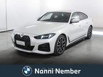 BMW Serie 4 Gran Coupé 420d 420 d Gran Coupe mhev 48V xdrive MSport Pro auto Bianco usata Brescia