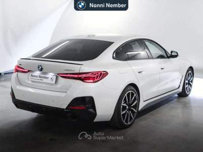 BMW Serie 4 Gran Coupé 420d 420 d Gran Coupe mhev 48V xdrive MSport Pro auto Bianco usata Brescia