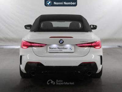 BMW Serie 4 420d 420 d Cabrio mhev 48V MSport Pro auto Bianco usata Brescia