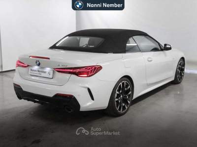 BMW Serie 4 420d 420 d Cabrio mhev 48V MSport Pro auto Bianco usata Brescia