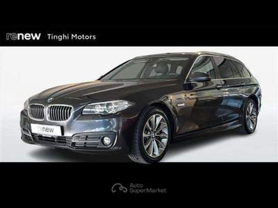 BMW Serie 5 520d 520 Serie 5 Touring 520d xDrive 190cv MSport Auto Nero usata Empoli