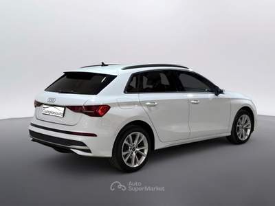 Audi A3 A3 sportback 1.5 tfsi mhev business advanced 116cv s-tronic Bianco usata Tradate