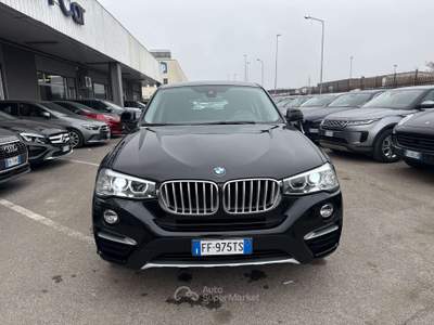 BMW X4 X4 xdrive20d xLine auto SERVICE IN BMW Nero usata Lallio