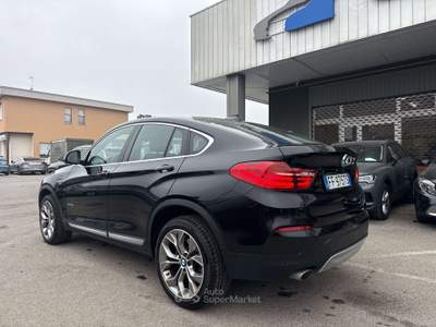 BMW X4 X4 xdrive20d xLine auto SERVICE IN BMW Nero usata Lallio