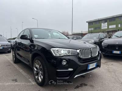 BMW X4 X4 xdrive20d xLine auto SERVICE IN BMW Nero usata Lallio
