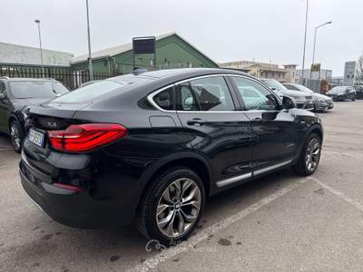BMW X4 X4 xdrive20d xLine auto SERVICE IN BMW Nero usata Lallio