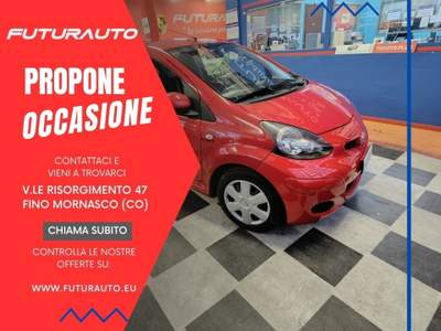 Toyota Aygo NEOPATENTATI Rosso usata Fino Mornasco