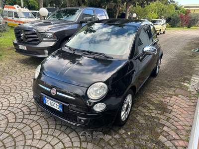 Fiat 500 1.2 Pop 69cv IDONEA PER NEOPATENTATI UNIPROPRIETAR Nero usata Rimini