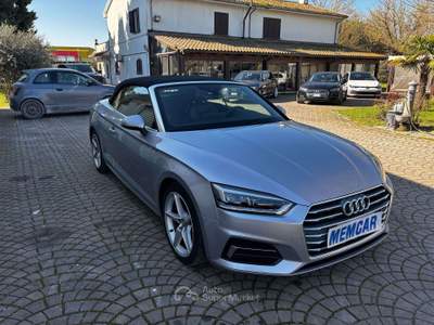 Audi A5 CABRIO TSFI 140KW 210 CV S LINE VIRTUAL FULL FULL Grigio usata Rimini