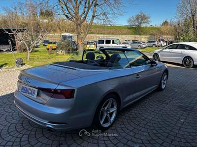 Audi A5 CABRIO TSFI 140KW 210 CV S LINE VIRTUAL FULL FULL Grigio usata Rimini