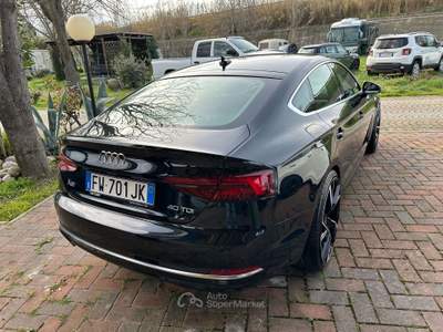Audi A5 Sportback 40 2.0 tdi Sport 190cv s-tronicVIRTUAL Nero usata Rimini