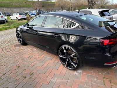 Audi A5 Sportback 40 2.0 tdi Sport 190cv s-tronicVIRTUAL Nero usata Rimini