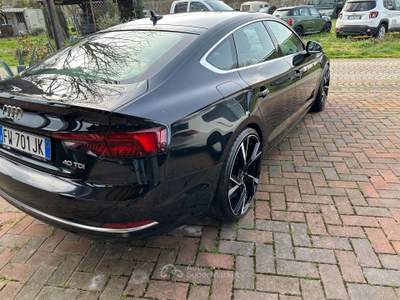 Audi A5 Sportback 40 2.0 tdi Sport 190cv s-tronicVIRTUAL Nero usata Rimini