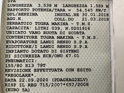 Fiat Panda Fiat Panda 1.2 Classic Grigio usata Marino
