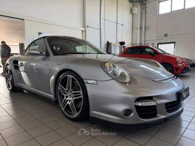 Porsche 911 Turbo Cabriolet //SPORT-CHRONO//COCOA// Argento usata Parma