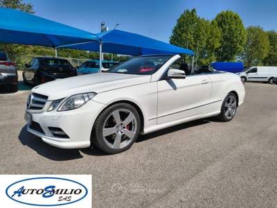 Mercedes-Benz Classe E CDI Cabrio BlueEFFICIENCY Bianco usata Alonte
