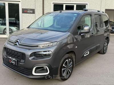 Citroen Berlingo XL 7 posti 1.5 bluehdi Shine DOPPIA PORTA SCORREVOLE/FULL LED/CARPLAY Grigio usata Verona