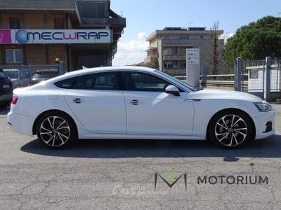 Audi A5 40 2.0 tdi Business 190cv s-tronic Bianco usata Cesena