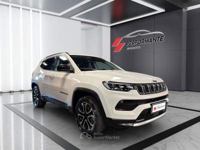 Jeep Compass 1.3 turbo t4 phev Limited 4xe auto Bianco usata Roma