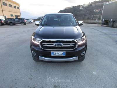 Ford Ranger VII 2019 2.0 tdci double cab Limited 170cv auto Nero usata Ariano Irpino