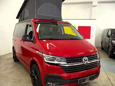 Volkswagen Multivan Beach Camper Edition 150cv DSG - Gancio traino - unico proprietario- Garanzia Vw Rosso usata Trento
