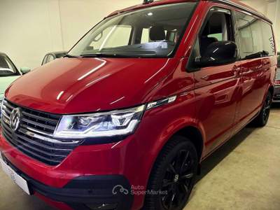 Volkswagen Multivan Beach Camper Edition 150cv DSG - Gancio traino - unico proprietario- Garanzia Vw Rosso usata Trento