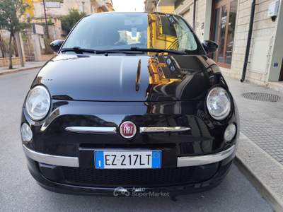 Fiat 500 1.2 BENZINA 69CV LOUNGE TETTO Nero usata CORATO