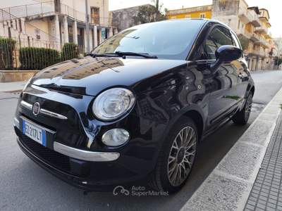 Fiat 500 1.2 BENZINA 69CV LOUNGE TETTO Nero usata CORATO