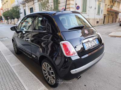 Fiat 500 1.2 BENZINA 69CV LOUNGE TETTO Nero usata CORATO