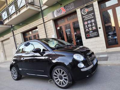 Fiat 500 1.2 BENZINA 69CV LOUNGE TETTO Nero usata CORATO