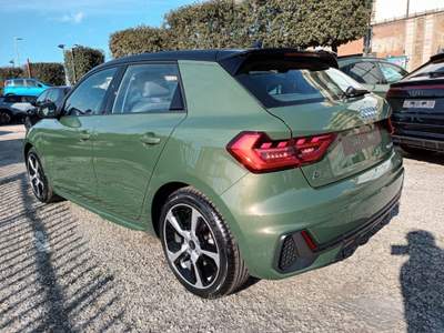 Audi A1 SPB 30 TFSI S-LINE PACK LUCI PREZZO SENZA VINCOLI Verde usata Vetralla