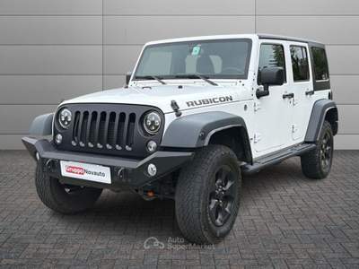 Jeep Wrangler 2.8 CRD Unlimited Rubicon Auto Bianco usata Varese