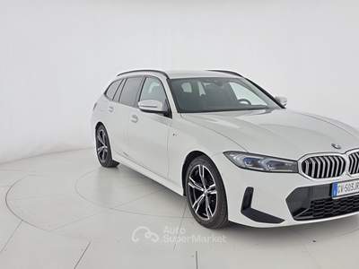 BMW Serie 3 320d 320d Touring mhev 48V xdrive MSport auto Bianco usata Reggio nell'Emilia