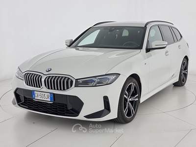 BMW Serie 3 320d 320d Touring mhev 48V xdrive MSport auto Bianco usata Reggio nell'Emilia