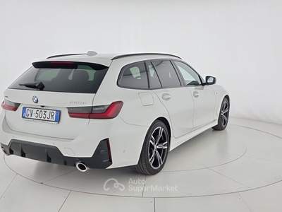 BMW Serie 3 320d 320d Touring mhev 48V xdrive MSport auto Bianco usata Reggio nell'Emilia