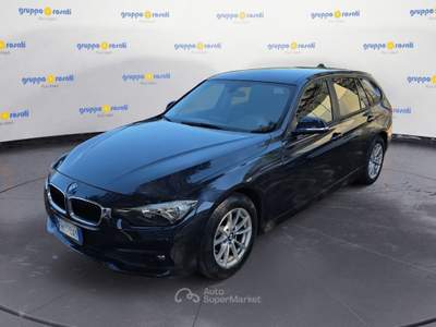 BMW Serie 3 318d F31 2015 Touring 318d Touring auto Blu/Azzurro usata Roma