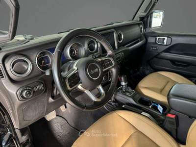 Jeep Wrangler Unlimited 2.2 Mjt II Sahara Overland Nero usata Castello di Godego