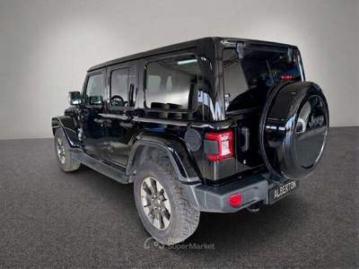 Jeep Wrangler Unlimited 2.2 Mjt II Sahara Overland Nero usata Castello di Godego