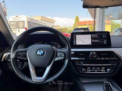 BMW Serie 5 530e 530 Touring LCI 530e Touring xdrive Business auto UNICO PROPRIETARIO BELLISSIMA Nero usata Cesano Maderno