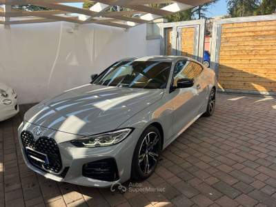 BMW Serie 4 420d 420 Serie 4 G22 2020 Coupe 420d Coupe mhev 48V xdrive Msport auto Grigio usata Bari