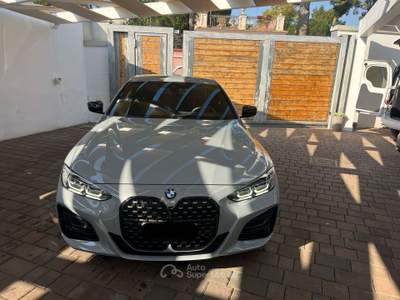 BMW Serie 4 420d 420 Serie 4 G22 2020 Coupe 420d Coupe mhev 48V xdrive Msport auto Grigio usata Bari