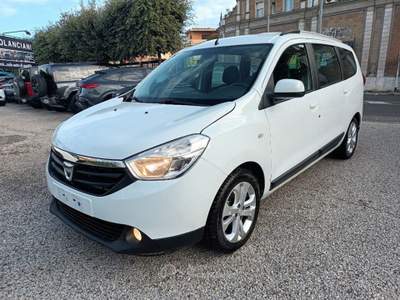 Dacia Lodgy 1500 DCI PRESTIGE 110CV 7POSTI NAVI PDC"16 ITALIA Bianco usata Vetralla