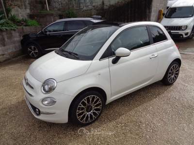 Fiat 500 1000 HYBRID 70 CV CARPLAY CLIMAUTO PDC "16 ITALIA Bianco usata Vetralla