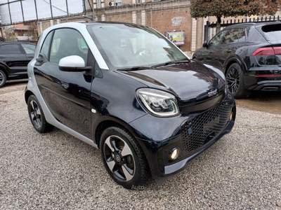 Smart ForTwo EQ PRIME 56CV AUTOM. CARPLAY CAM TETTO ITALIA Blu/Azzurro usata Vetralla