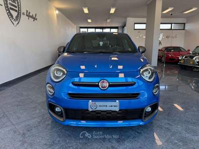 Fiat 500X 1.6 Mjt Sport 120CV Navi Carplay Pelle Fari Led Full Blu/Azzurro usata Giugliano in Campania