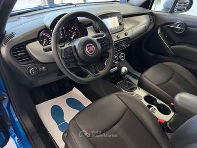 Fiat 500X 1.6 Mjt Sport 120CV Navi Carplay Pelle Fari Led Full Blu/Azzurro usata Giugliano in Campania