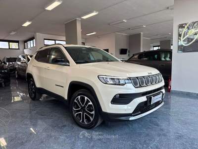 Jeep Compass 1.6 Mjet 130cv Limited Cockpit Navi Carplay 1Prop Bianco usata Giugliano in Campania