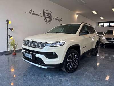 Jeep Compass 1.6 Mjet 130cv Limited Cockpit Navi Carplay 1Prop Bianco usata Giugliano in Campania