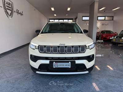 Jeep Compass 1.6 Mjet 130cv Limited Cockpit Navi Carplay 1Prop Bianco usata Giugliano in Campania